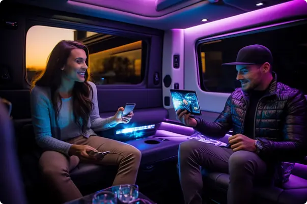 people_inside_a_luxury_mercedes_sprinter_van